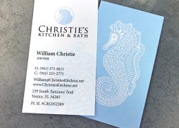 Christies Business Card Design